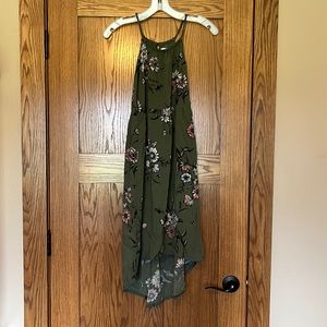 Floral hi/low dress